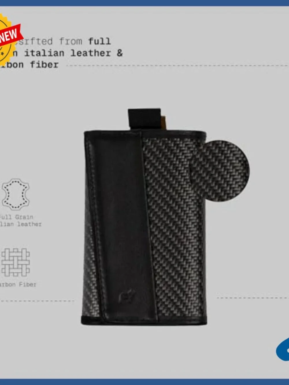 Ultra-Slim RFID Blocking Front Pocket Wallet Minimalist Card Holder